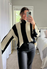 Load image into Gallery viewer, Striped Turtleneck Sweater
