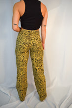 Load image into Gallery viewer, Printed Cotton Twill Wide Leg Jeans
