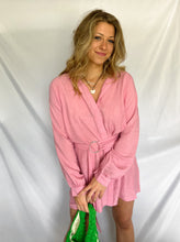 Load image into Gallery viewer, Tenley Belted Shirt Dress
