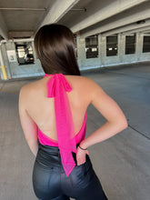 Load image into Gallery viewer, Open Back Halter Bodysuit

